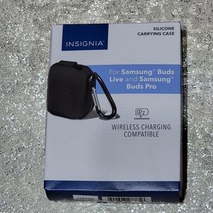 NEW Insignia Silicone Carrying Case for Samsung Buds Live/Samsung Buds Pro/Buds2